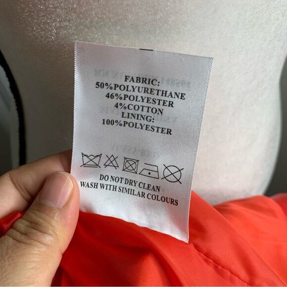 Azalea Wang Dolls Kill‎ red Faux leather moto zip up jacket size small - Picture 7 of 7